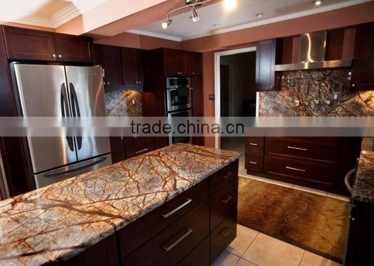 Competitive price rainforest marble slab