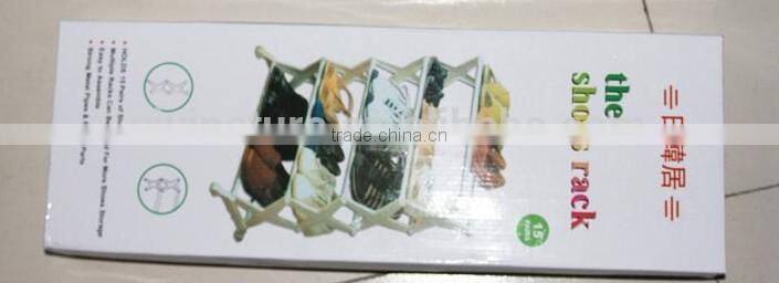 Multi-function Three Tier Stainless Steel Shoe Storage Rack