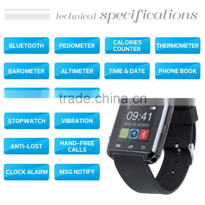 High quality multifunction silicone smart watch for gift