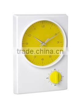 Ordinary cheap plastic table clock with timer