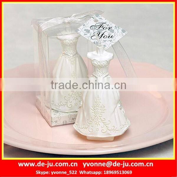 Bride Wedding Long Fluffy Veil Dress Shaped Cheap White Candles