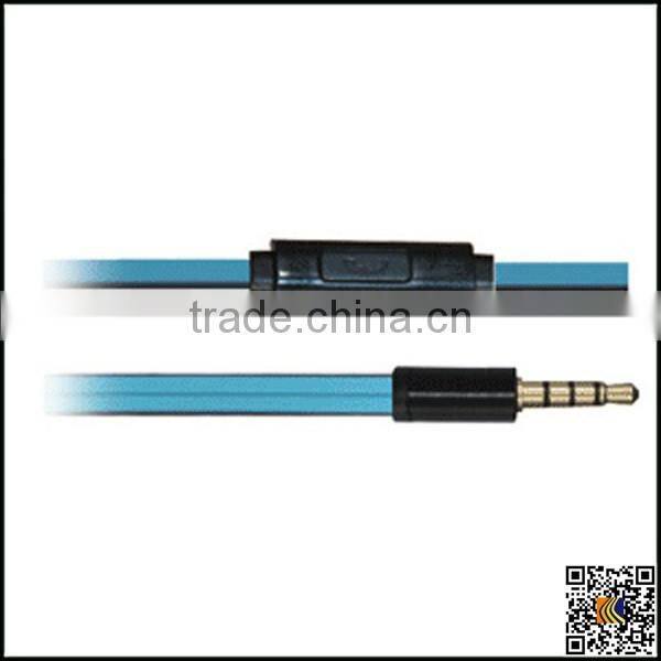 High quality popular flat cable earphone