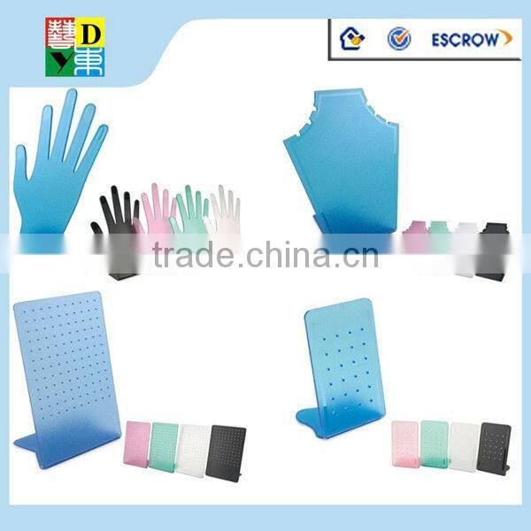 2015 latest high grade acrylic jewelry display stand/modern design acrylic earring display with custom fashion design from China