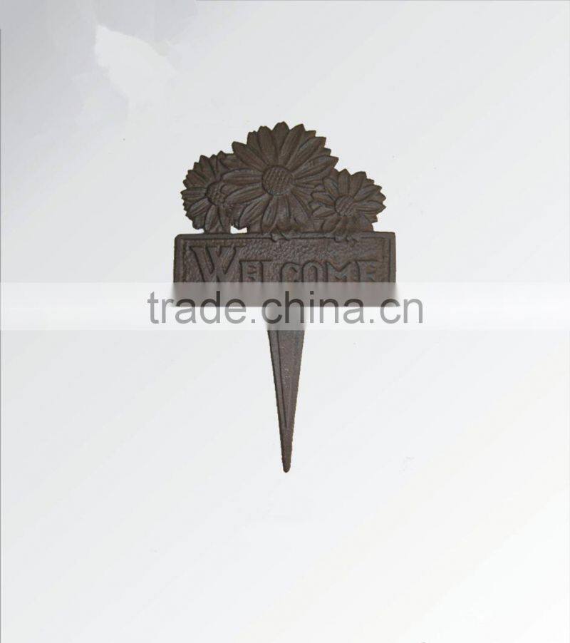 NATURAL STAYLE CAST IRON DECORATIVE SIGN