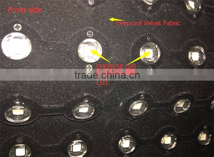 Crutain wall Indoor large video screen flexible led curtain display