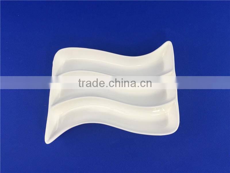 Chaozhou ceramic plate wave shape