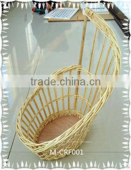 Trapezoidal wicker basket & wicker craft