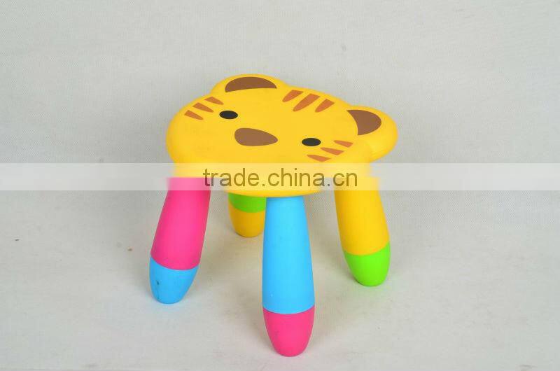 round shape hot selling good qualtiy cheap price fashion plastic children stool