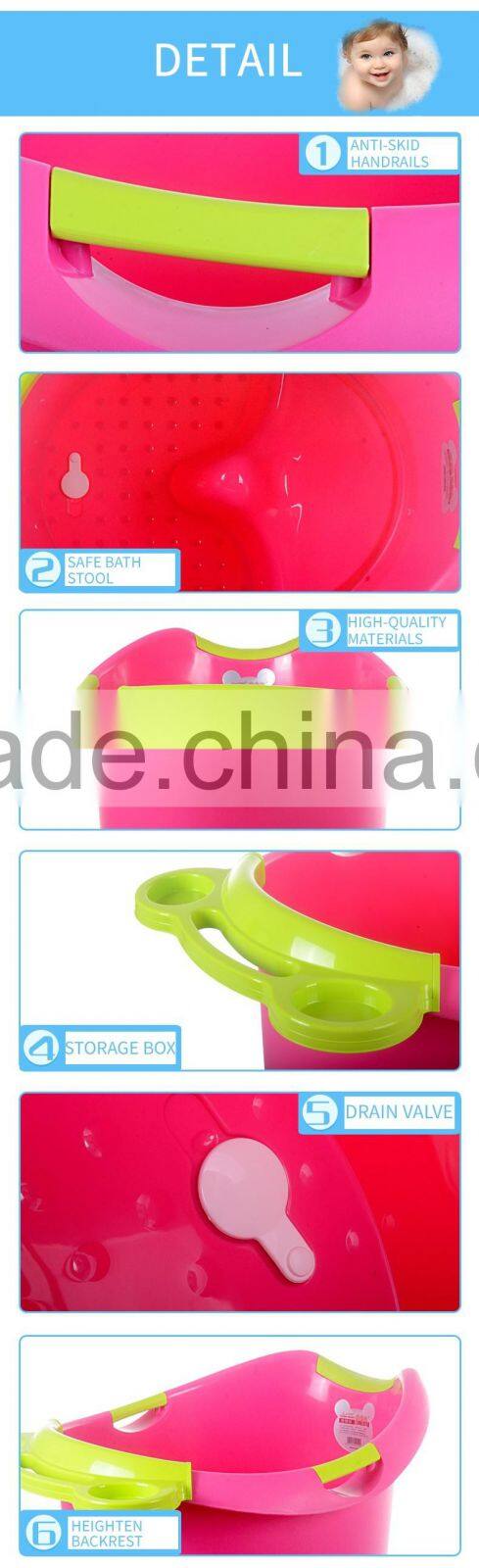 Plastic baby bath bucket, plastic baby showering bucket, Plastic showering bucket for kids