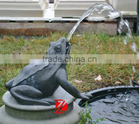 bronze outdoor garden frog fountain