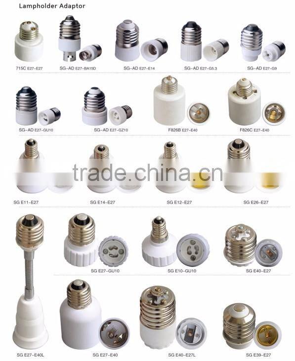 E27-E40 plastic electric lamp holder light socket adaptor