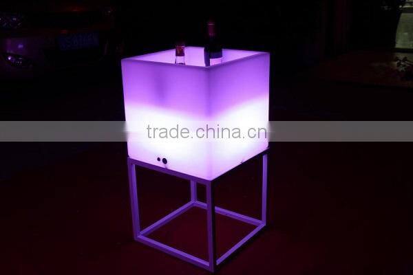 modern led lighting bar furniture, led lighting flower pot, led fruit pot