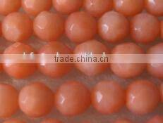 9=10mm genuine coral beads
