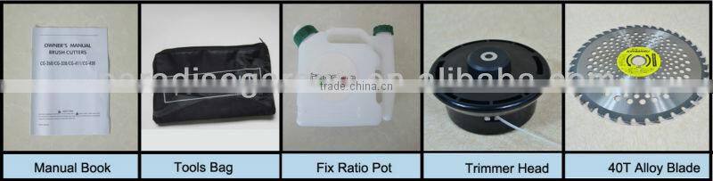 PD-BC270 Metal Blade Grass Trimmer 25.4CC Grass Cutter CE Approved