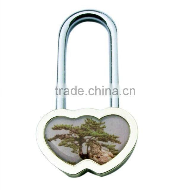 Heart shape zinc alloy padlock