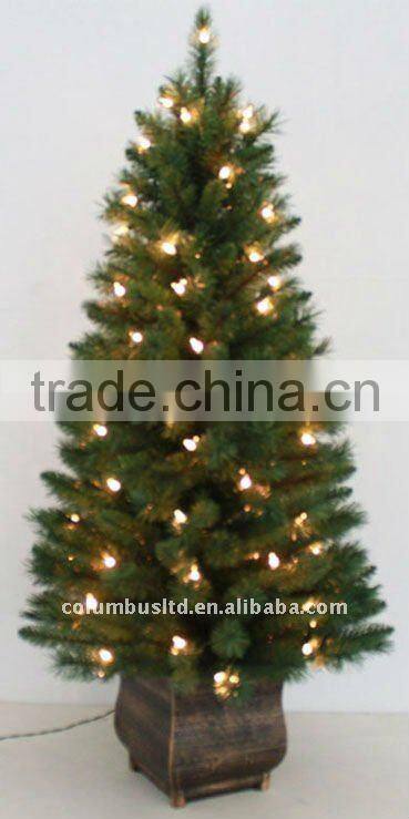PVC Chirstmas Decoration Tree with LED light