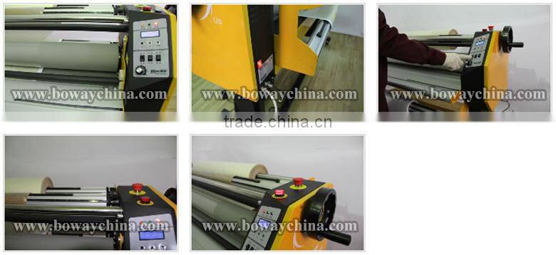 Steadily pressure system accurate semi-auto hot and cold lamination machine