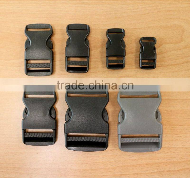 Safety Adjustable POM Side Release Buckle, Quick Connect Plastic Buckel