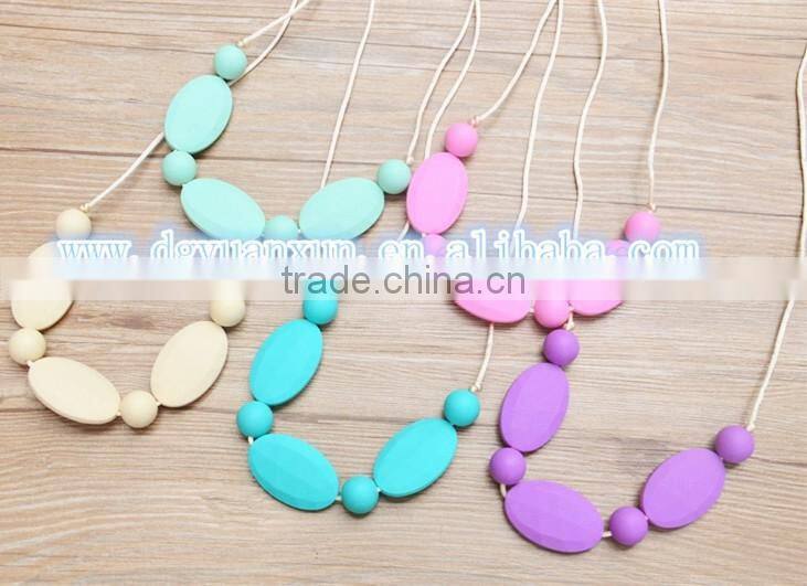 Safe jewelry Teething Necklace for mom and baby Teether Baby gift