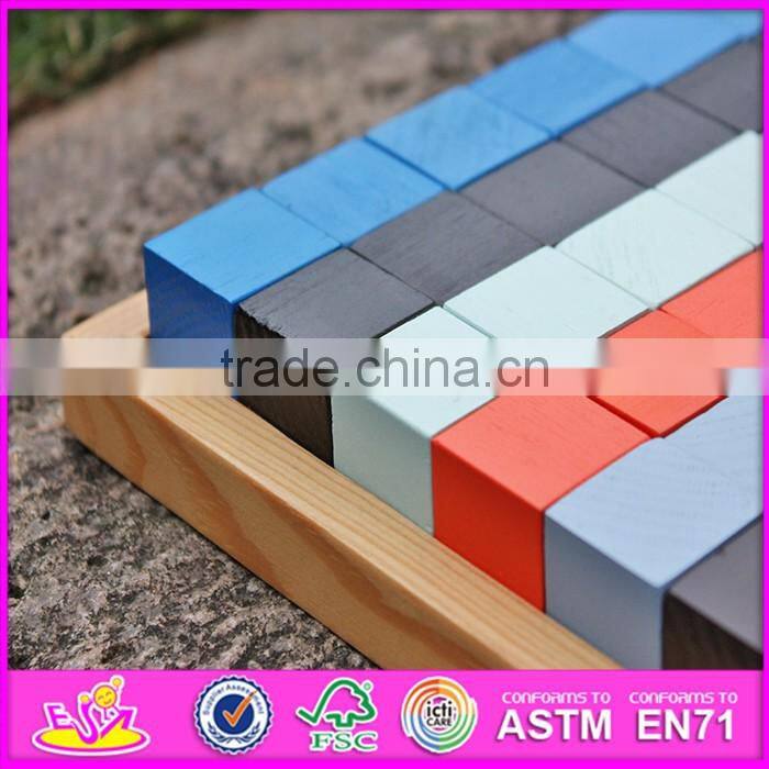 2016 new design 100 pieces arrange blocks children classic wooden toys W14A181