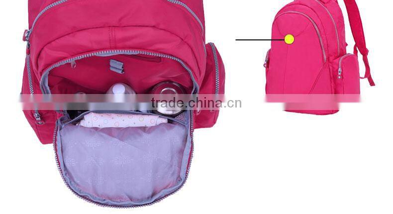 600D polyester changing diaper bag backpack