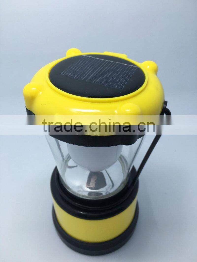 Wholesale rechargeable camping solar lantern,plastic solar camping light,