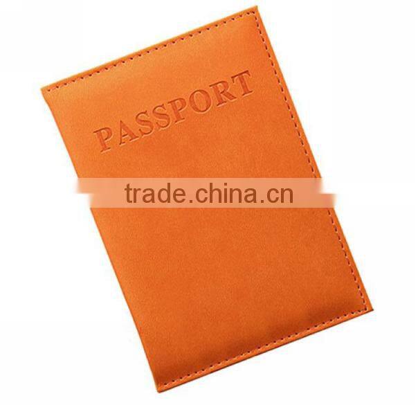 New Universal Womens Mens PU Leather Passport Holder Cover Ticket Protector Case
