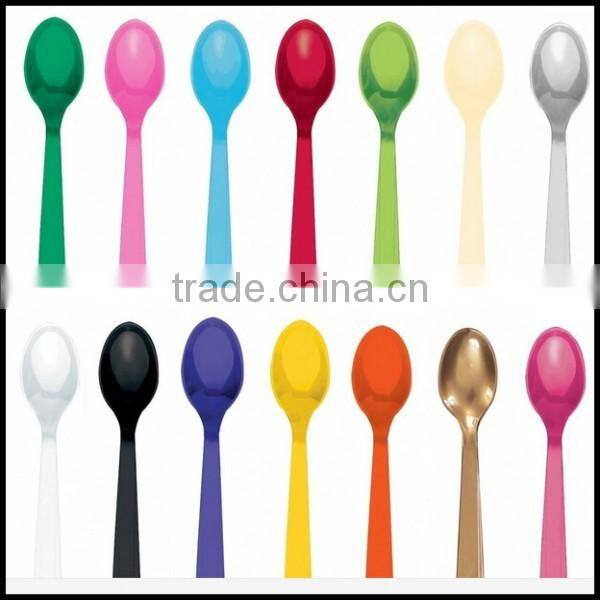 Reusable Plastic SPOONS Birthday Party Tableware plastic spoons wholesale,custom plastic spoons manfuacturer