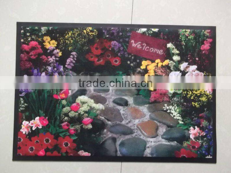 High quality colorfur Anti-Slip door mat,Printed door mat,Floor amt