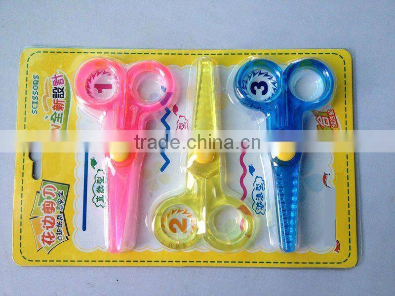 good quality different design craft scissors colorful