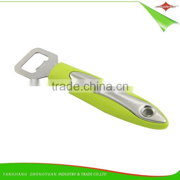 ZY-A221633 Wholesale good quality plastic handle metal bottle opener