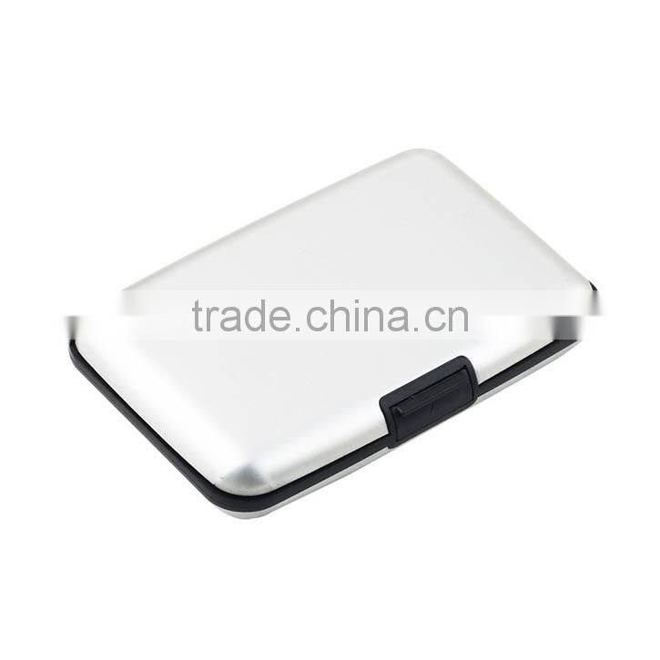 Waterproof Business ID Credit Card Wallet Holder Aluminum Metal id Card Holder Case Box Yoyo id Card Holder