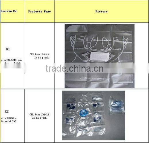 Topmedi hot sales first aid product hard packing CPR mask