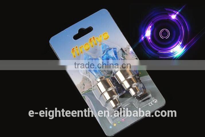 2016 New diamond shape flash 7 Color Wheel Neon LED Car Tyre Valve Cap Masonry auto Light Lamp Bulb