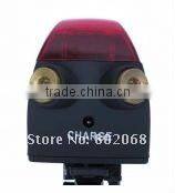 Free shipping Red LED Bicycle Light with Red Laser