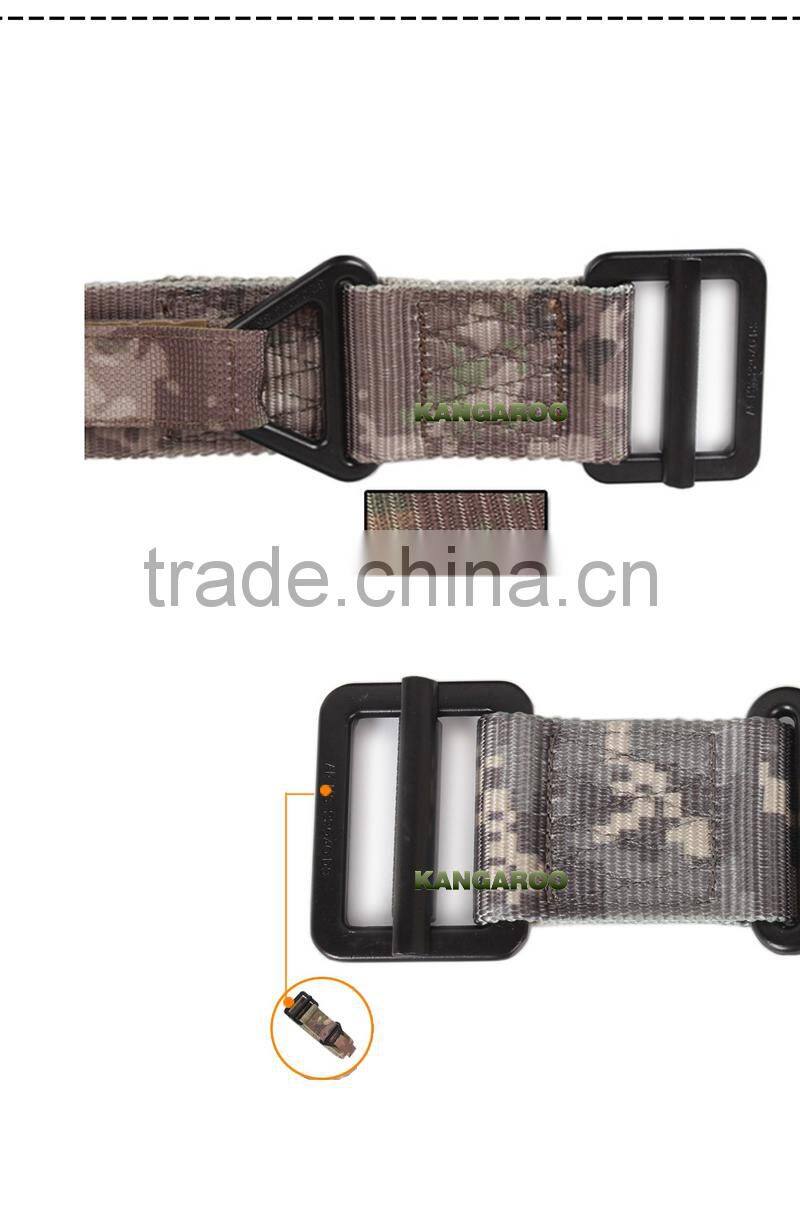 Luxury Sport Military Tactical Belt With Stainless Steel Belt Buckle