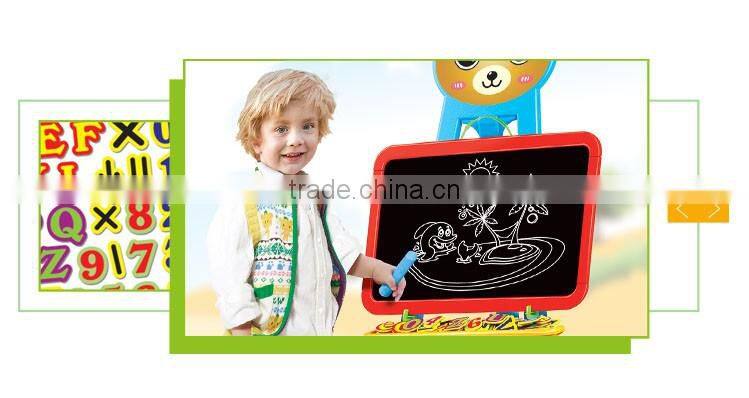 4 in 1 Wholesale kids plastic standing magnetic magic writing board