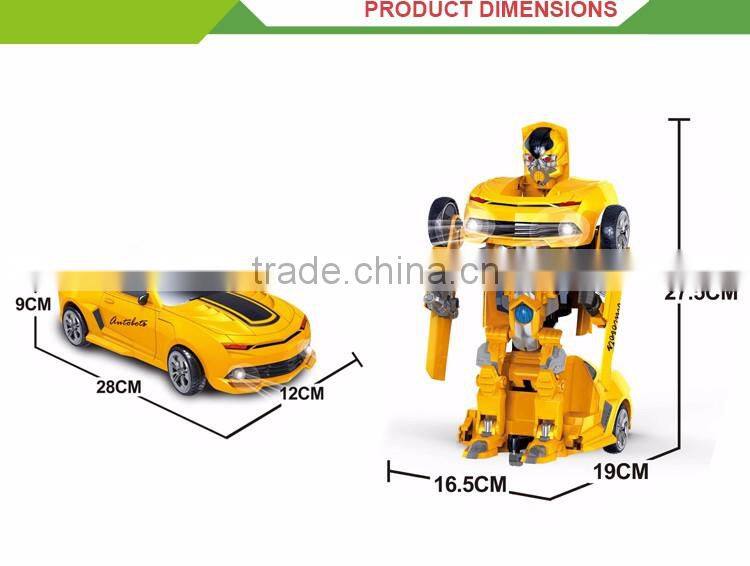 New design cartoon deformation model remote control fighting robot toy