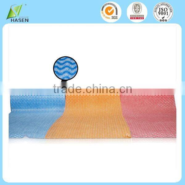 China supplies perforated nonwoven cleaning cloth mini jumbo roll