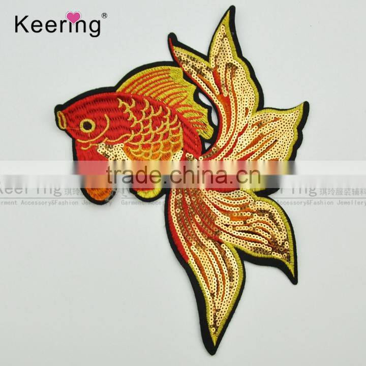 Hot Sale New Design Pretty Flower Clothing Embroidery Patch WEF-770