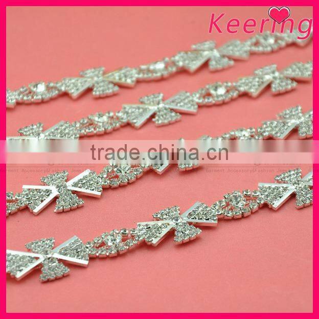 Bridal Crystal Rhinestone Bridal trimmings Chain WRC-329