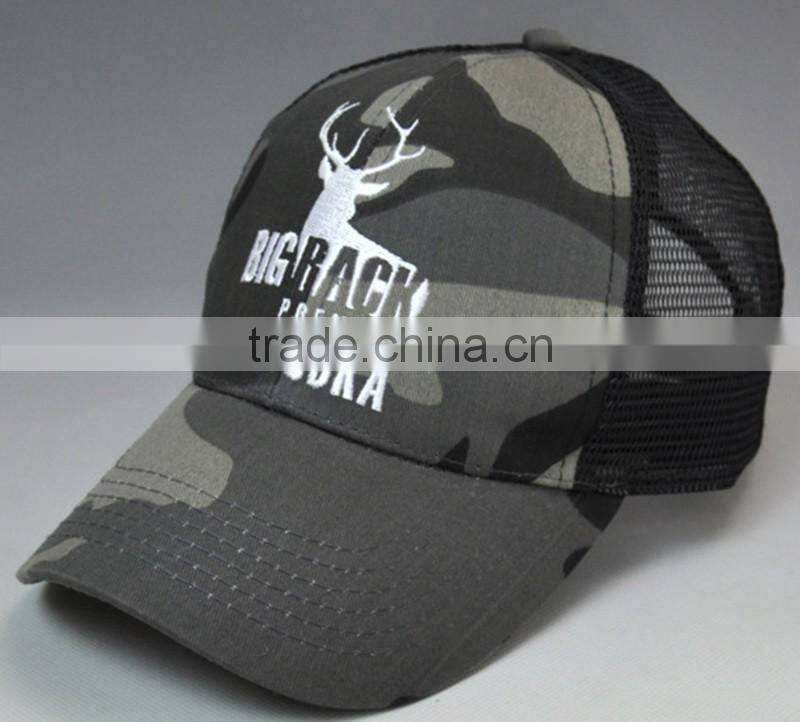 Custom Deisgn Trucker Style Baseball Caps Unisex Military Mesh Hats