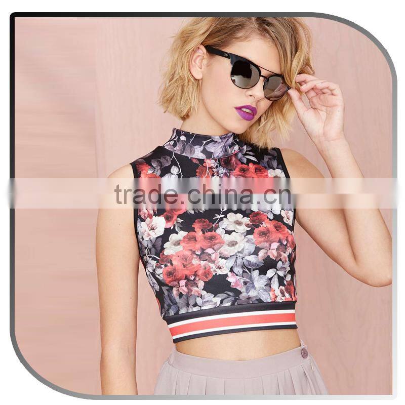 AZTEC FRINGE FLORAL PRINT WOMEN TOPS AND BLOUSES