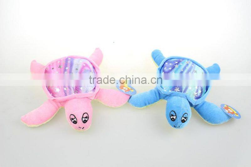 Cute novelty light colorful new design playing plush toy with sand