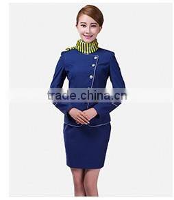 White Shirt And Black Skirts For Eastern Airlines Flight Attendant Uniforms