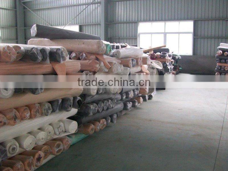PU shoe lining leather stock lot, PU artificial leather stock lot for shoes linings
