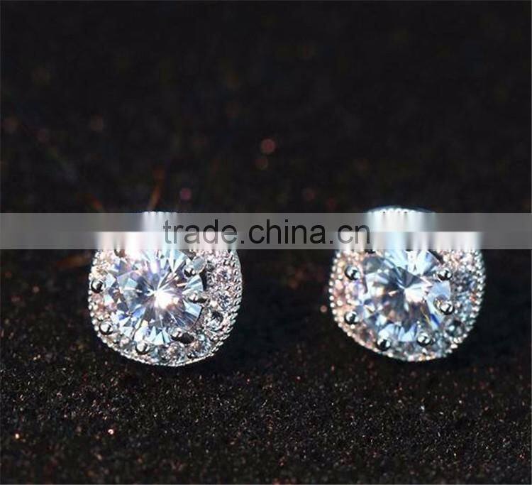women stud earrings, cheap earrings made in china, hollow out flowers stud earrings