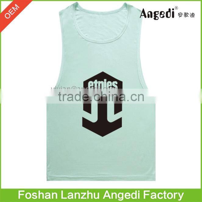 Mens' muscle building clothing dry fit bodybuilding tank top gym singlet