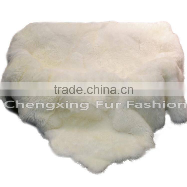 CX-D-120 Genuine Sheep Fur Thick Wholesale Custom Shaggy Floor Carpet