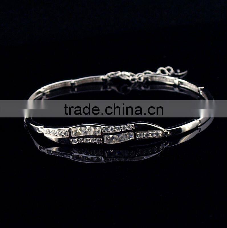 bracelets jewelry rhodium plated silver bracelets